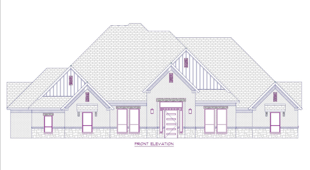 1380 Carroll Moran (Spec) Front Elevation PORT