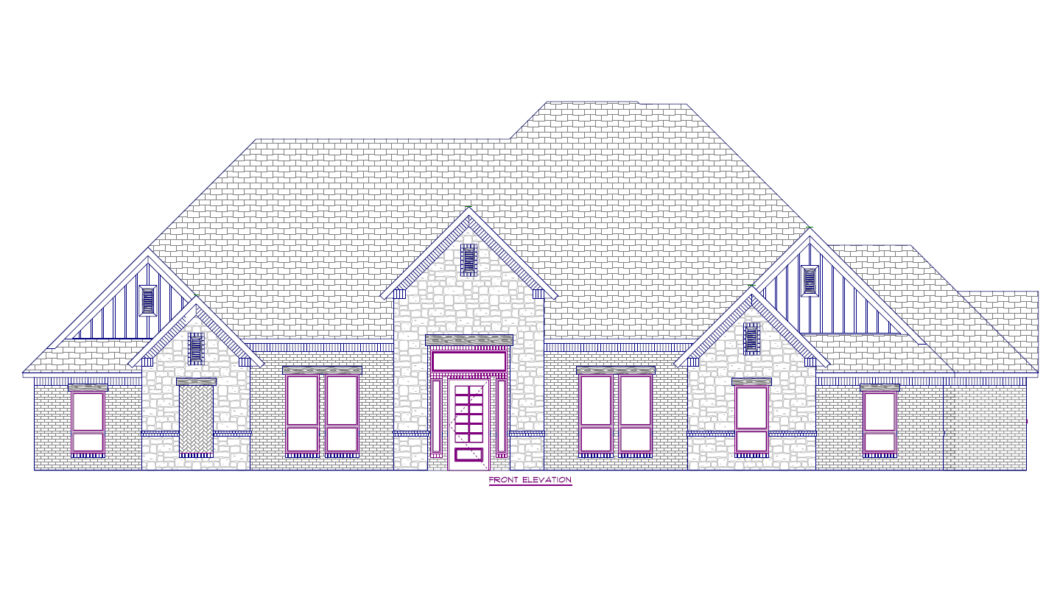 6610 Waggoner Way (Spec) Front Elevation PORT
