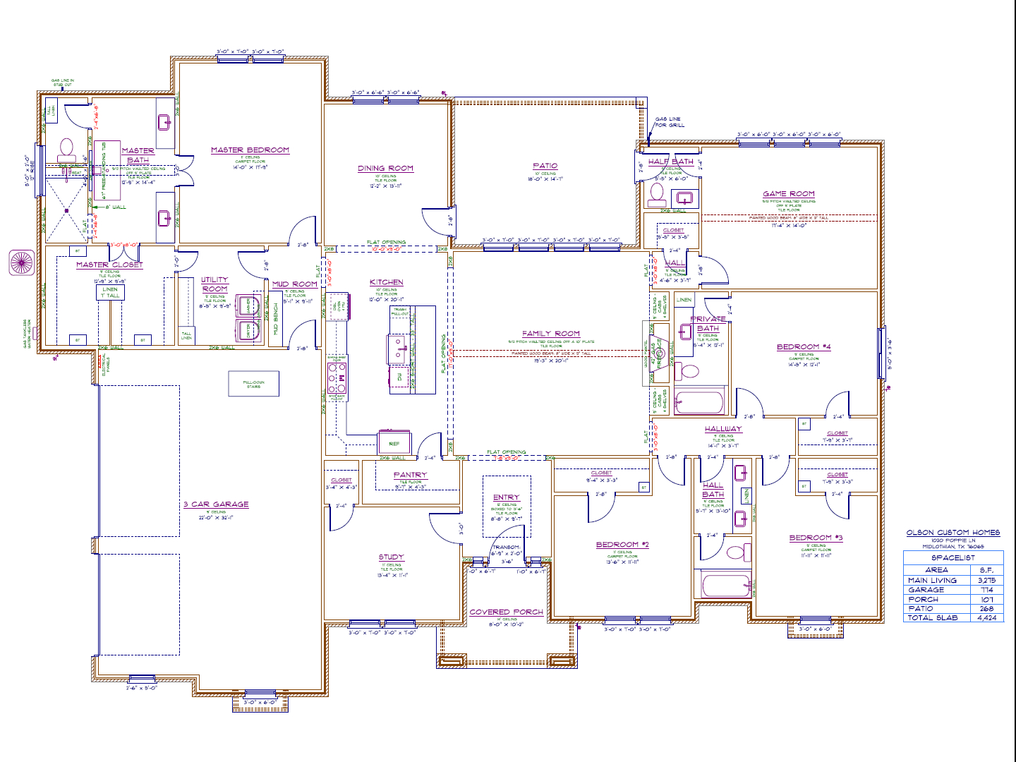 1020 Poppie Ln - Floorpan