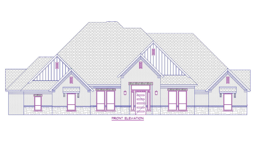 1020 Poppie Ln - Front Elevation